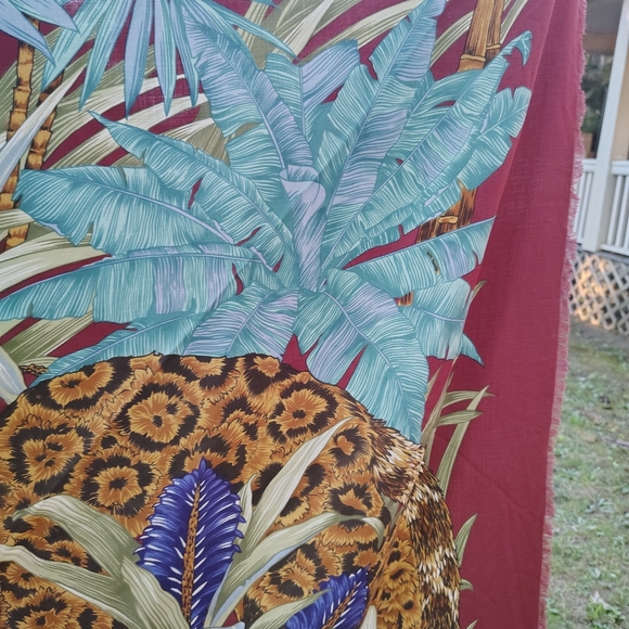 Vintage AUTHENTIC Salvatore Ferragamo Scarf Wrap multicolor 52 inch - Picture 4 of 7